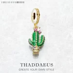 Stříbrný přívěsek kaktus | šperk