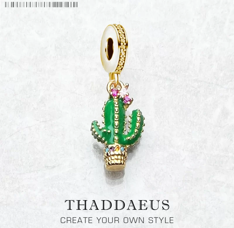 Stříbrný přívěsek kaktus | šperk