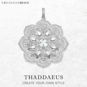 Stříbrný přívěsek lotus květ 925 | šperk