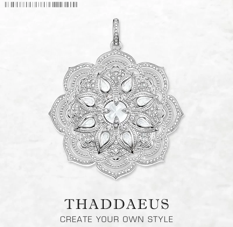 Stříbrný přívěsek lotus květ 925 | šperk