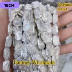 Barokní bílé říční perly | perlové korálky, perlový šperk