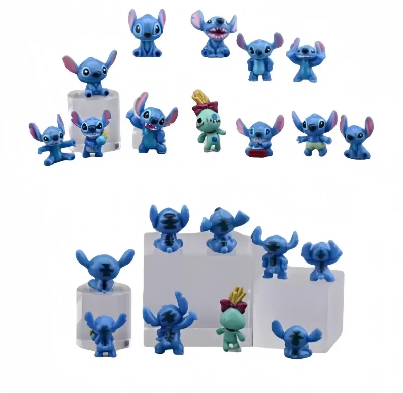 Mini stitch anime figurky | dekorace