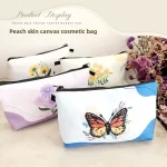 Velká kosmetická taška s trojúhelníkovým vzorem | taštička