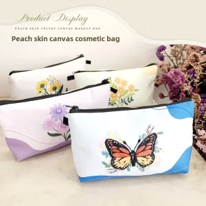 Velká kosmetická taška s trojúhelníkovým vzorem | taštička