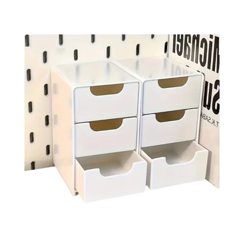 3patrový stolní úložný box mini | Kosmetický organizér