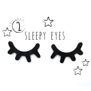 Eyelash 3d samolepka na zeď | Dekorace 2 ks