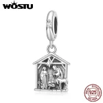 Stříbrný přívěsek jesličky 925 vintage | šperk