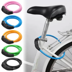 Bezpečnostní cyklo zámek s kódem | cyklistické doplňky