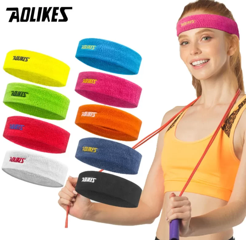 Měkká sportovní čelenka z bavlny | potítko