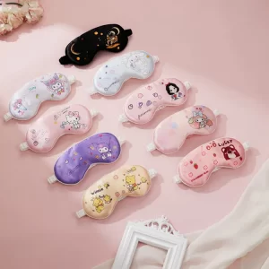 Hedvábná spací maska Hello Kitty | maska na oči