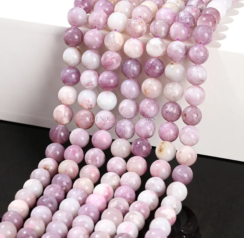 Přírodní turmalínové korálky plum flower 6–8 mm | šperky