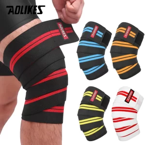 Kolenní bandáž Aolikes kompresní elastická | ortéza bandáž