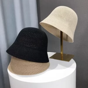 Stylový dámský letní klobouk s prodyšným designem | plážový doplněk