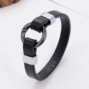 Elegantní kožený párový šňůrkový náramek | šperk