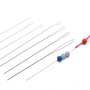 Jemná jehla na korálky a piercing | nástroj 1 ks