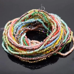 Cca 162 ks Skleněné korálky rokajl mini | šperky