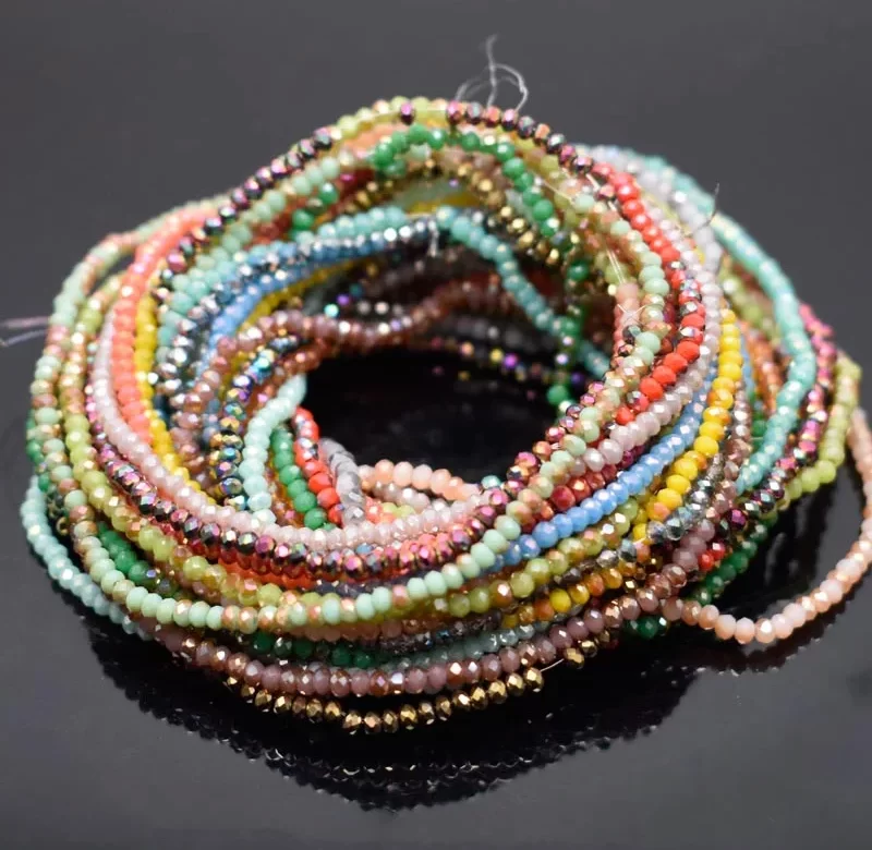 Cca 162 ks Skleněné korálky rokajl mini | šperky