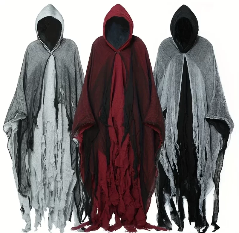 Strašidelný gotický halloween plášť | kostým, převlek
