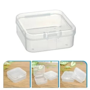 Mini transparentní plastový úložný box | plastová krabička
