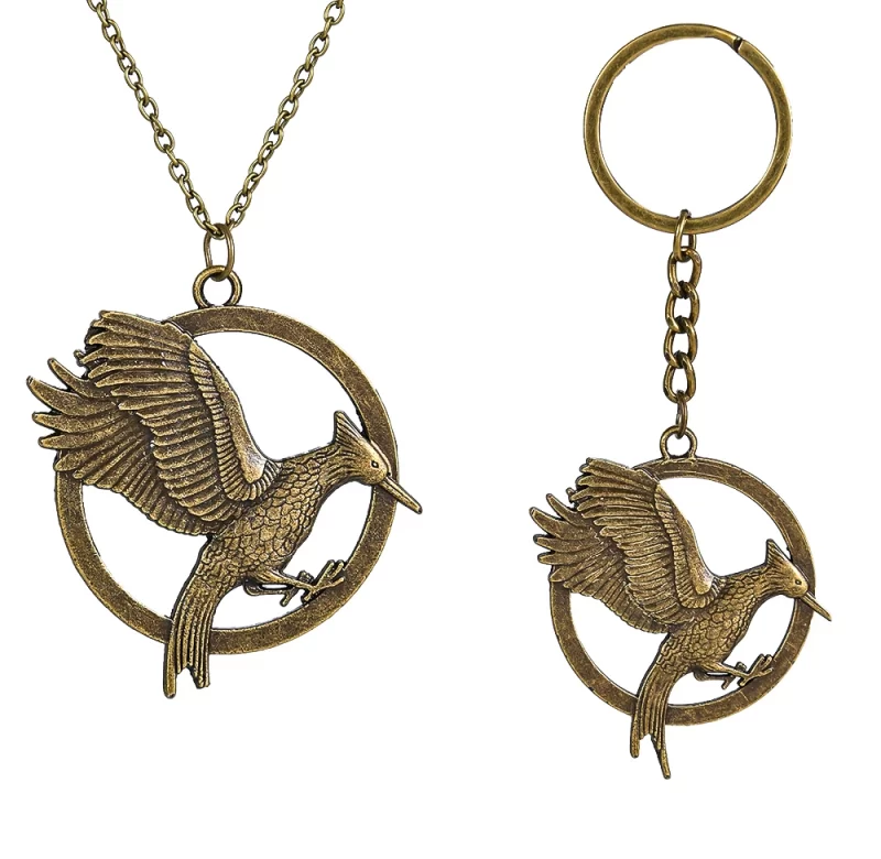 Vintage přívěsek catching fire hunger games | šperk