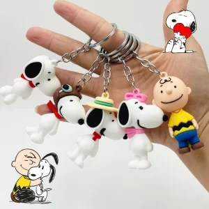 Snoopy přívěšek na klíče pvc | doplněk na klíče