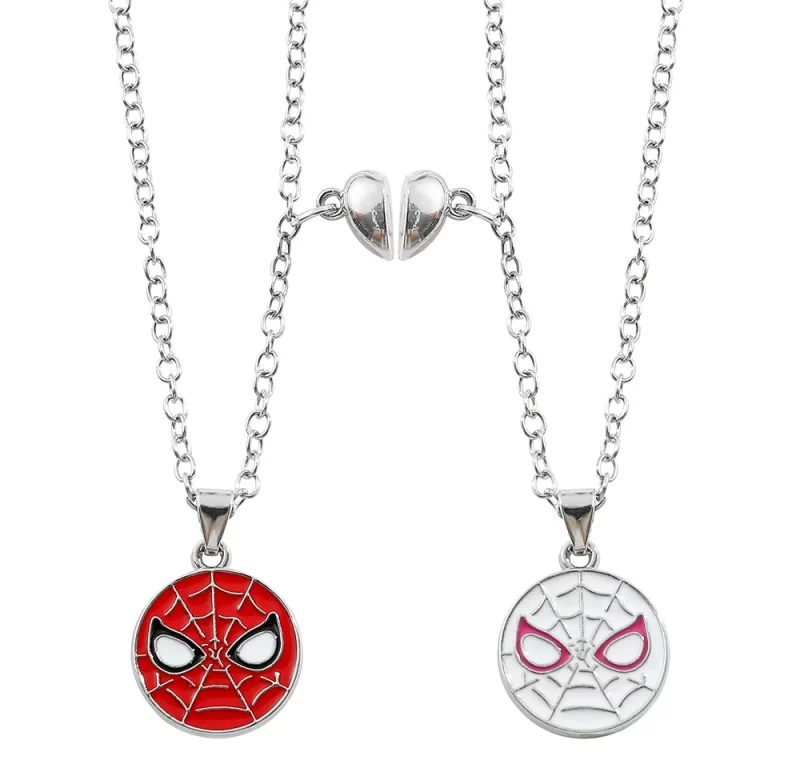 4 ks Spiderman bff náhrdelník pro dva | šperk