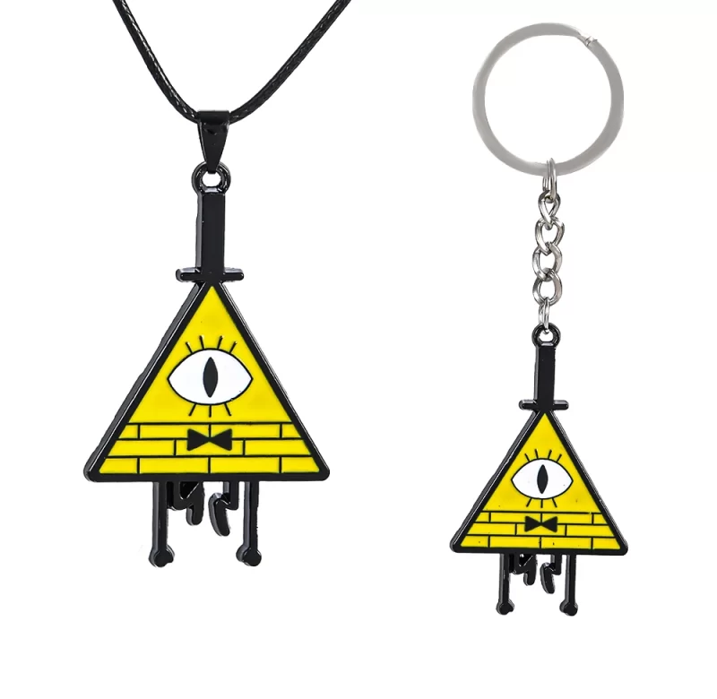 Gravity falls stanley pines symbol městečka záhad | klíčenka, šperk