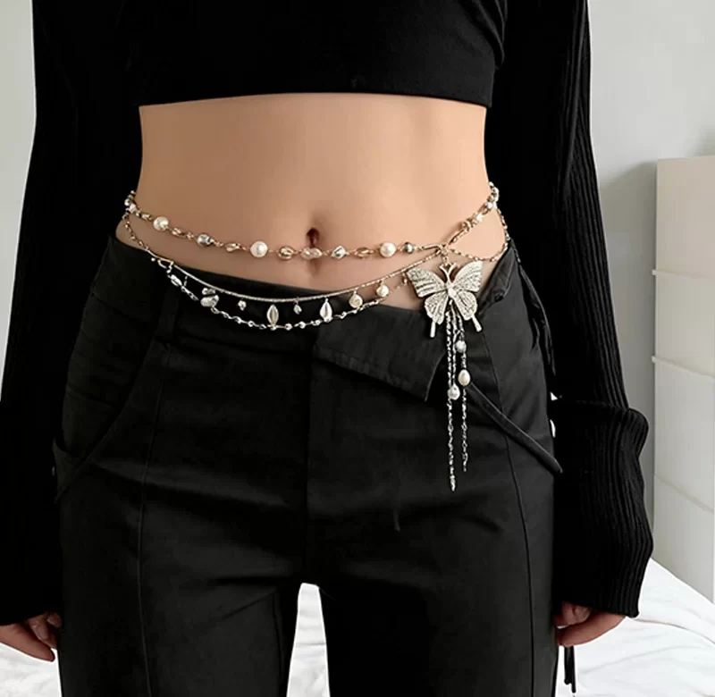 Módní kovový pás | šperk