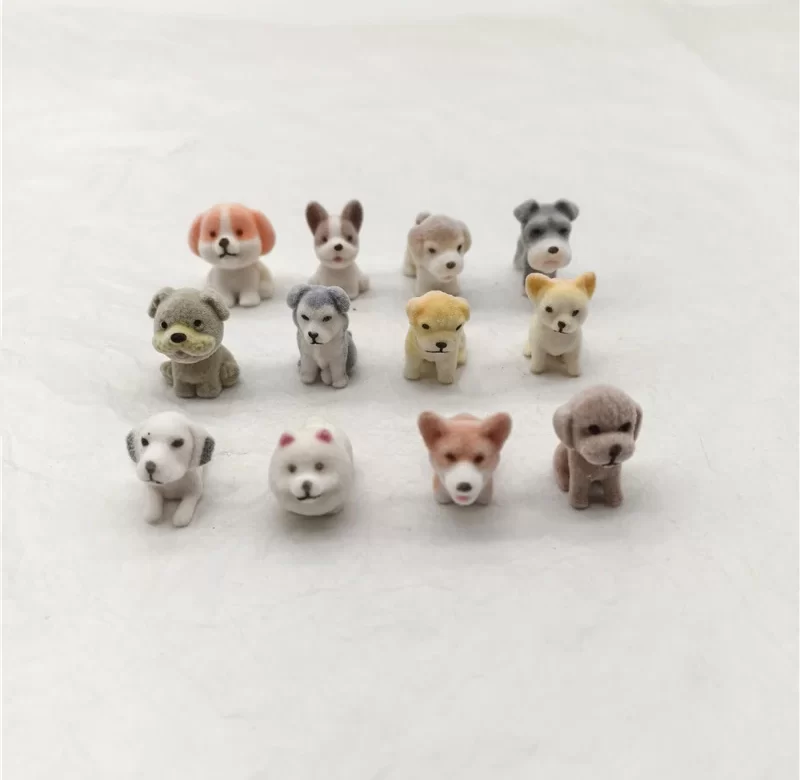 Mini realistický pejsek figurka | hračka, dekorace