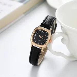 Hranaté retro quartz hodinky | doplňky