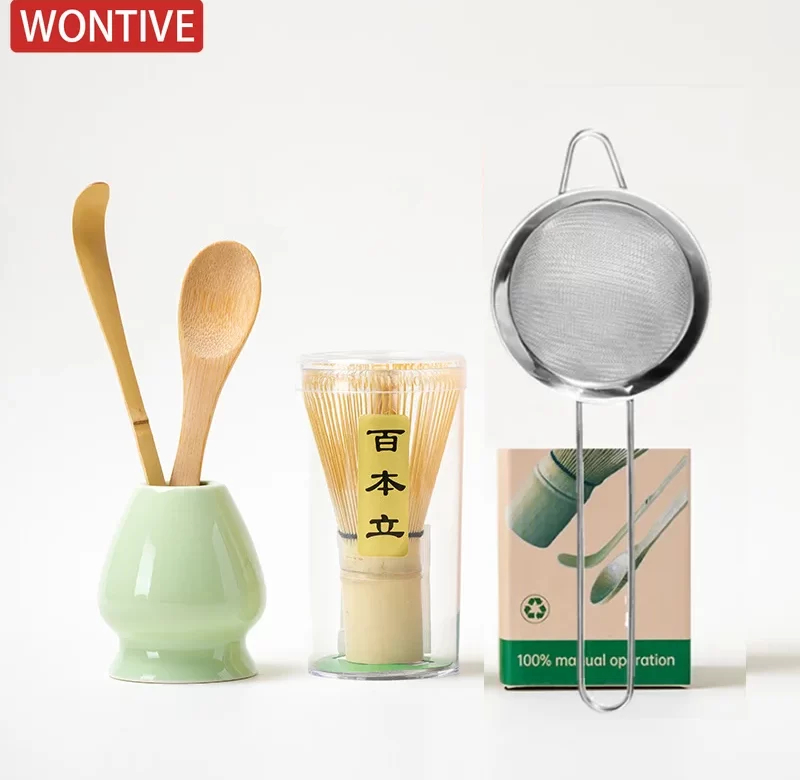 Matcha metlička bambusová chasen sada | čajové náčiní, čajový set