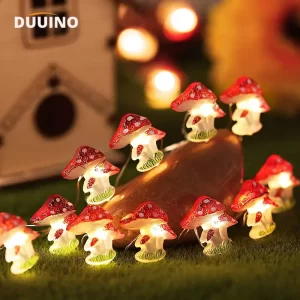 Světelný řetěz houby měděný drát | dekorativní osvětlení, party osvětlení