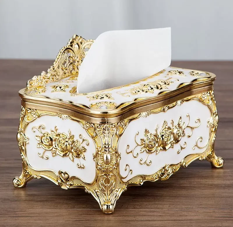 Luxusní box kapesníků na stůl | držák ubrousků, dekorativní box