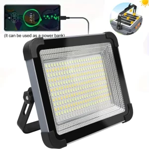 Solární nabíjecí led venkovní reflektor | pracovní světlo, venkovní svítidlo