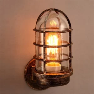 Vintage industriální nástěnná lampa retro | osvětlení 3 ks