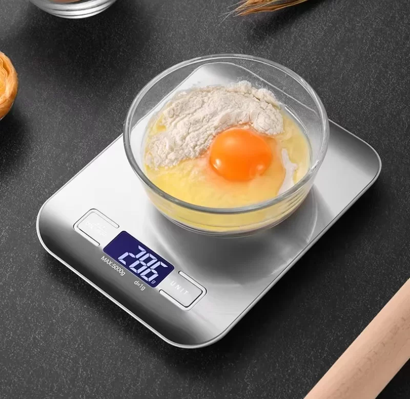 Digitální kuchyňská váha nerez 5 kg | kuchyňské doplňky
