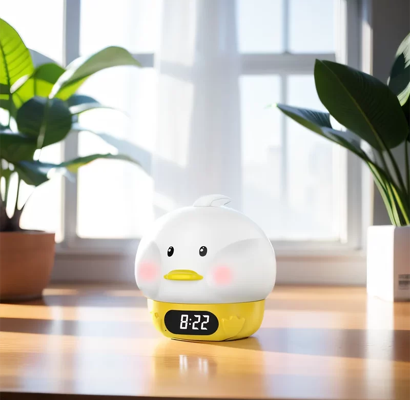 Digitální dětský budík a noční světlo | osvětlení 2 ks