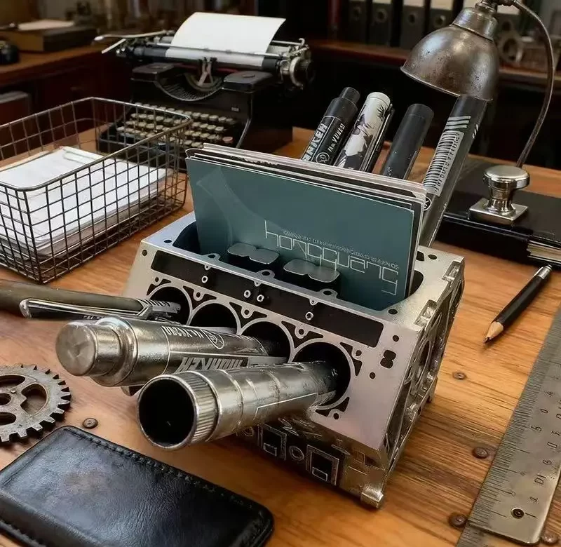 Stolní organizér motor | dekorace