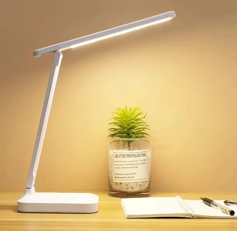 Skládací led stolní lampa na čtení | noční světlo, pracovní světlo 1+1 ks